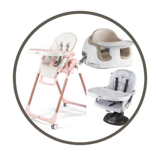 Booster sits & High chair