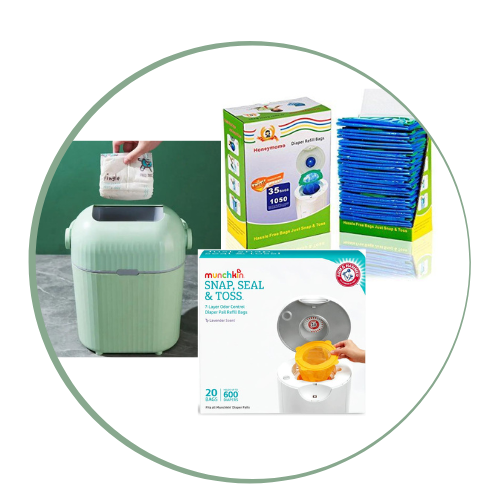 Diaper Pail and Refill Bags