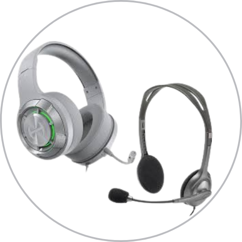 Headphone with mic