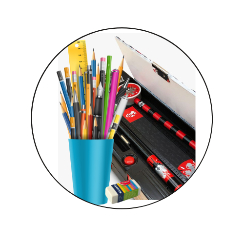 Pencils, Eraser & Cases